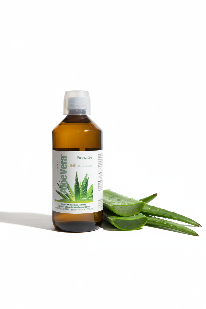 Aloe Vera Puro Succo con foglie